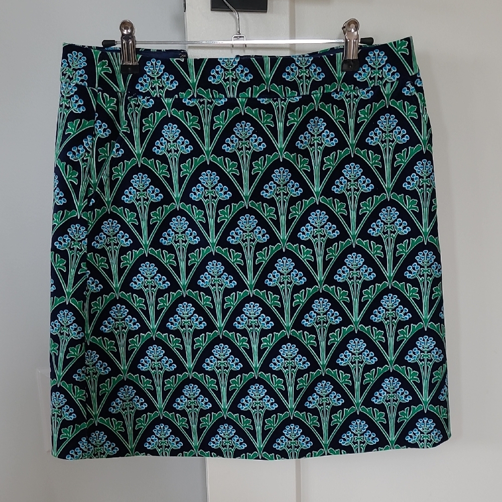 Boden Velvet Floral Print Design Skirt | US8